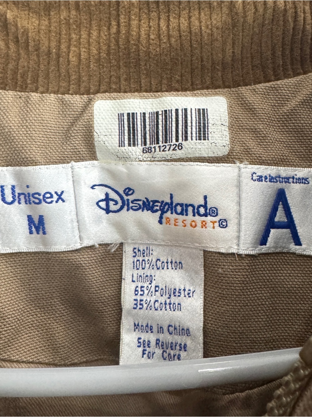 Disneyland Resort Vintage Coat Jacket Size Medium - Picture 4 of 9